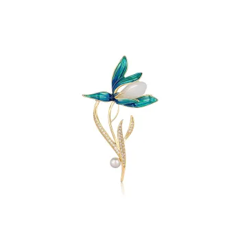 Yarondi Hetian Jade Brooches Women's