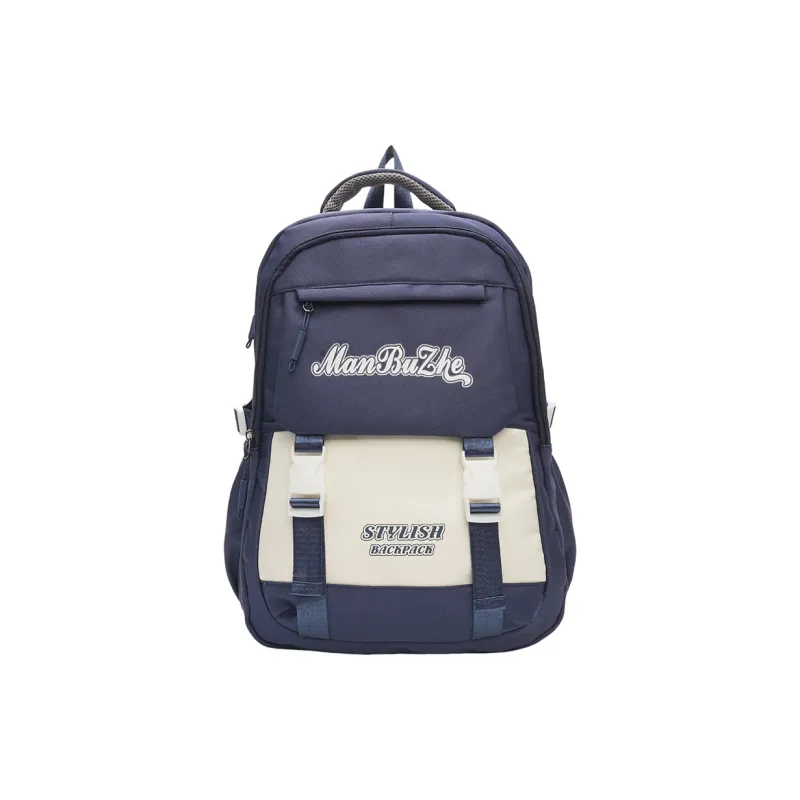 Alcohol Dragon Nylon Backpack Regular Unisex Multicolor-13