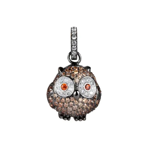 Lancaster Sterling Silver With Zircon Swarovski Remix Charms / Pendants Womens Rose Gold Women's Gold