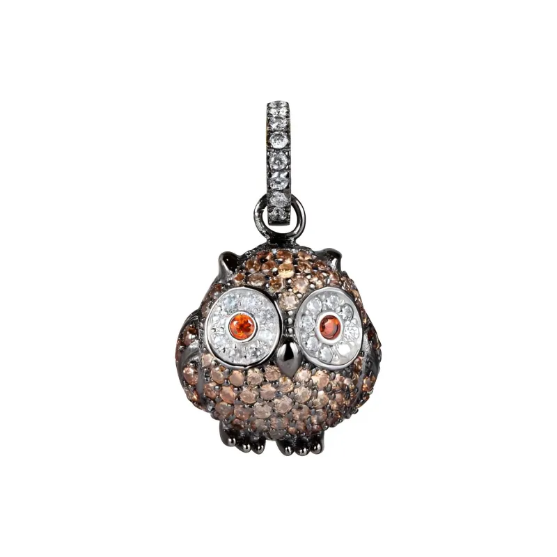 Lancaster Sterling Silver With Zircon Charms / Pendants Women's Gold-0