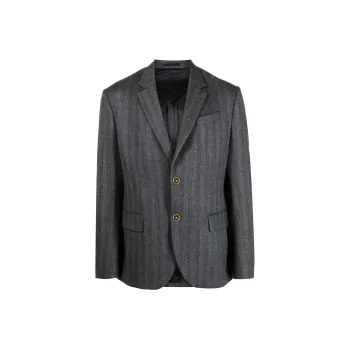 VERSACE Business Suits Men Gray