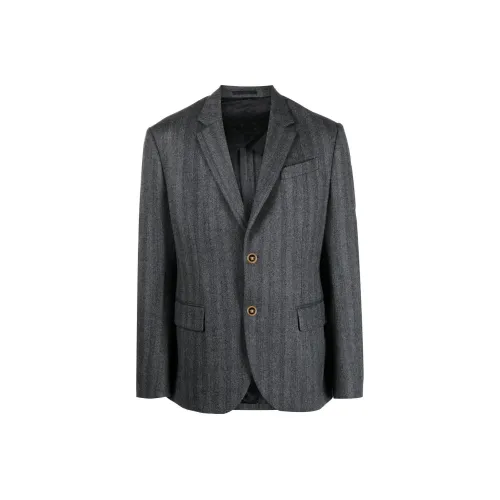 VERSACE Business Suits Men Gray