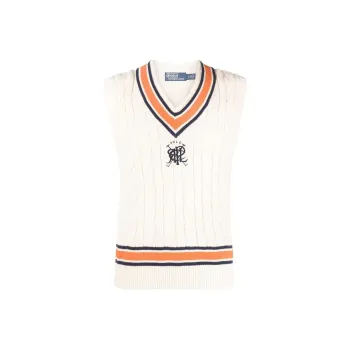 Polo Ralph Lauren SS23 Vest Men's Ivory