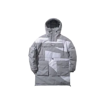 LiNing Puffer Jackets Men Snow Gray