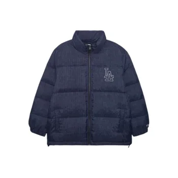 New Era x MLB FW24 Down Jacket Unisex Black Denim Blue
