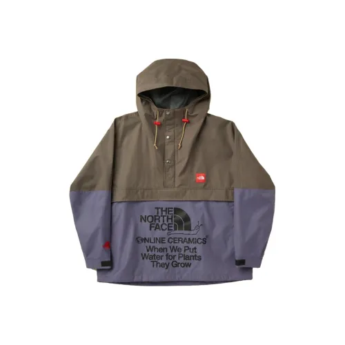 THE NORTH FACE SS23 Water Resistant Windbreaker Jacket Unisex Brown