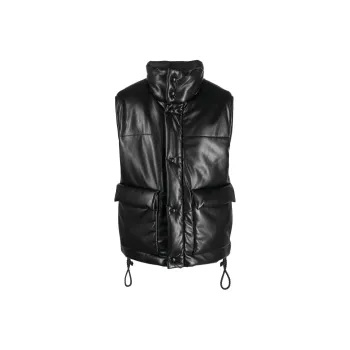 NANUSHKA Padded Cropped Gilet