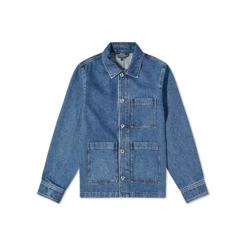 A.P.C Denim Jackets Men Blue