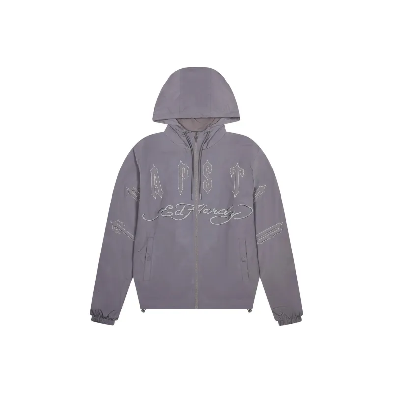 Ed Hardy x Trapstar Trapstar Collaboration FW24 Jackets Coats Unisex Gray-0