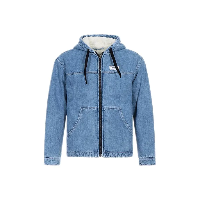 KENZO Denim Jackets Men Glacier Blue-0