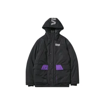 Vision Street Wear Puffer Jacket Unisex Black