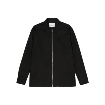 JIL SANDER Long-Sleeved Zip-Up Shirt