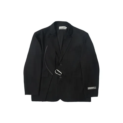 HARSH AND CRUEL Business Suits Unisex Black