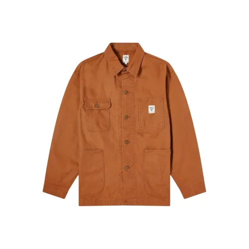 South2 West8 브라운 남성 자켓