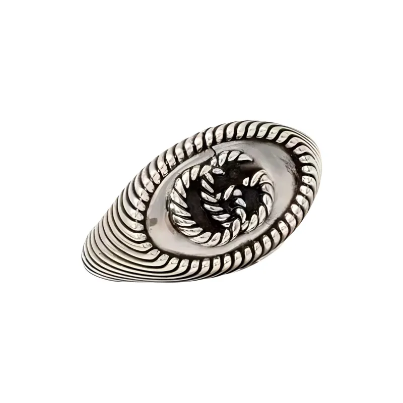 GUCCI 925 Sterling Silver Rings Unisex-2