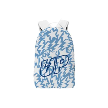TURN UP Polyester Backpack Laptop Bag Unisex White