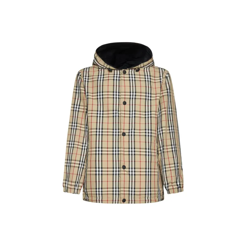 Burberry Check Nylon Reversible Jacket-0