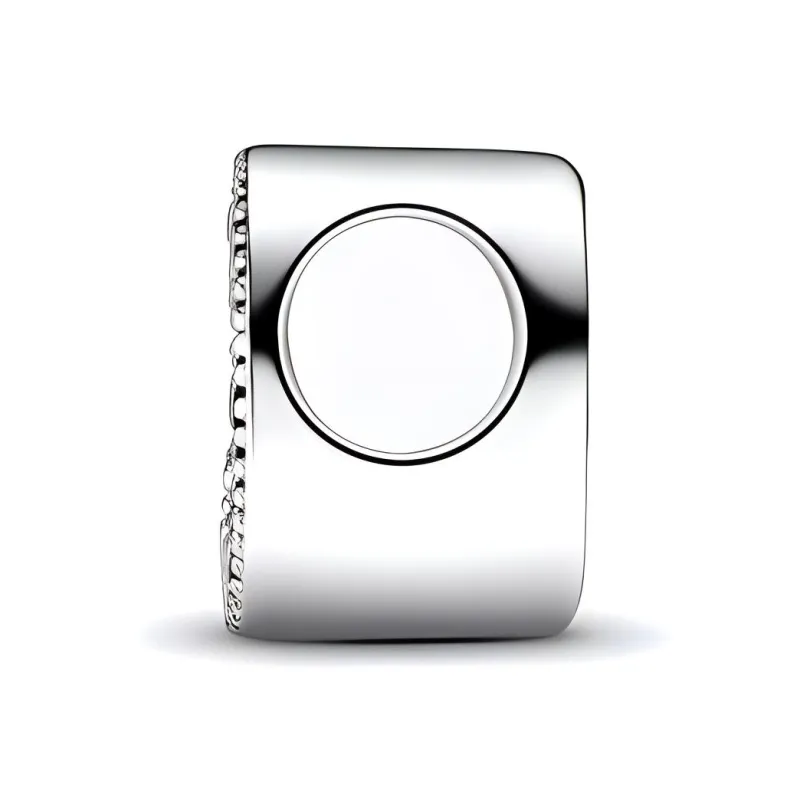 Pandora MOMENTS Bead Ornament Women's Silver-2