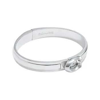 COACH Copper Bangles Unisex Silver