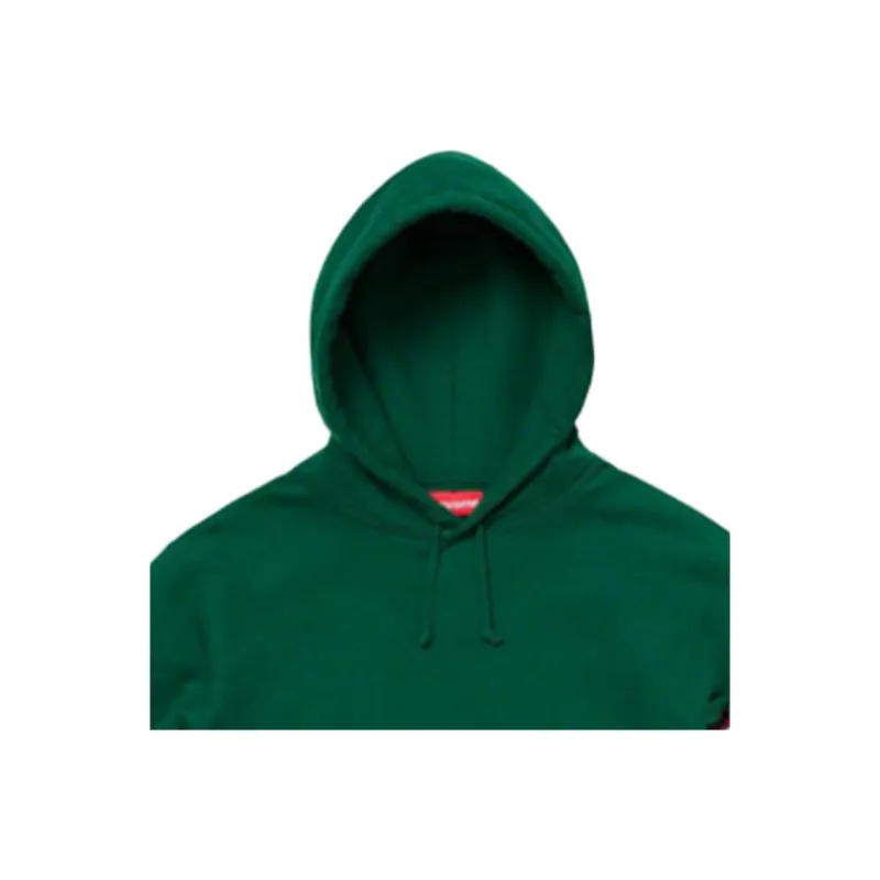 Supreme Text Rib Hooded Sweatshirt-2