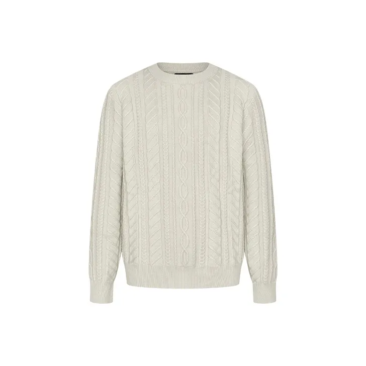 URBAN REVIVO Knitwear Men's Nude Apricot-0