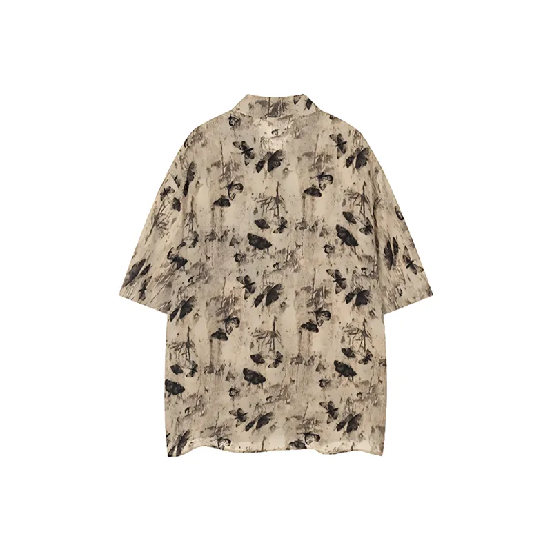 Vine Color Shirt Unisex Apricot-1