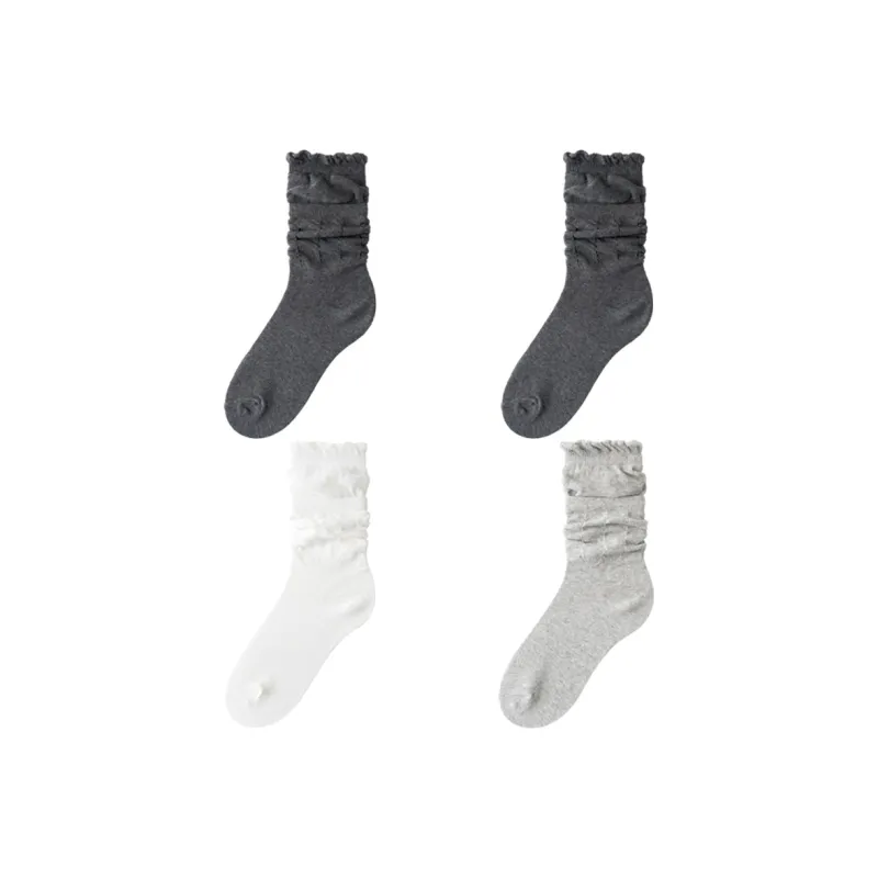 YUZHAOLIN Mid Calf Socks Women's Combo Set-11
