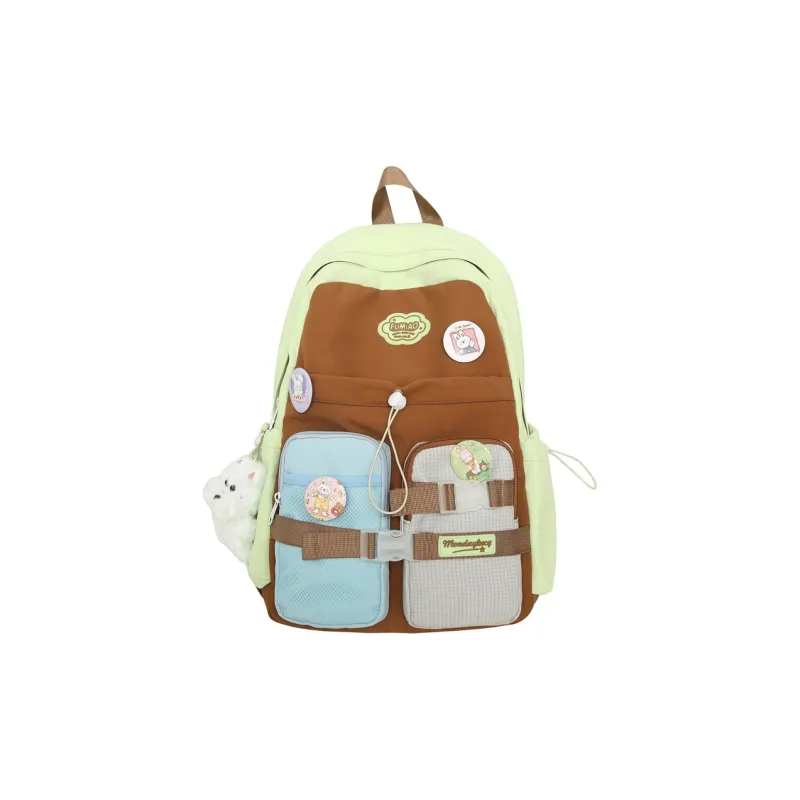 LUVISTRUE Nylon Backpack Unisex Multicolor-12