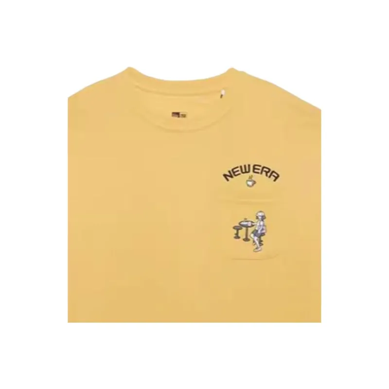 New Era T Shirts Unisex Yellow-2