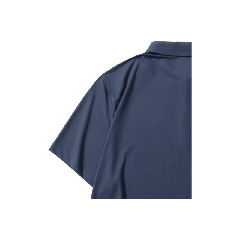 Jack Wolfskin NEW HIKING Polo Shirt Men's Midnight Dark Blue-2