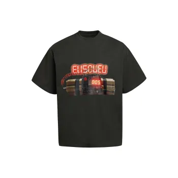 Eusoueu T Shirts Unisex Black