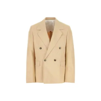 Bottega Veneta Double Breasted Textured Jacket