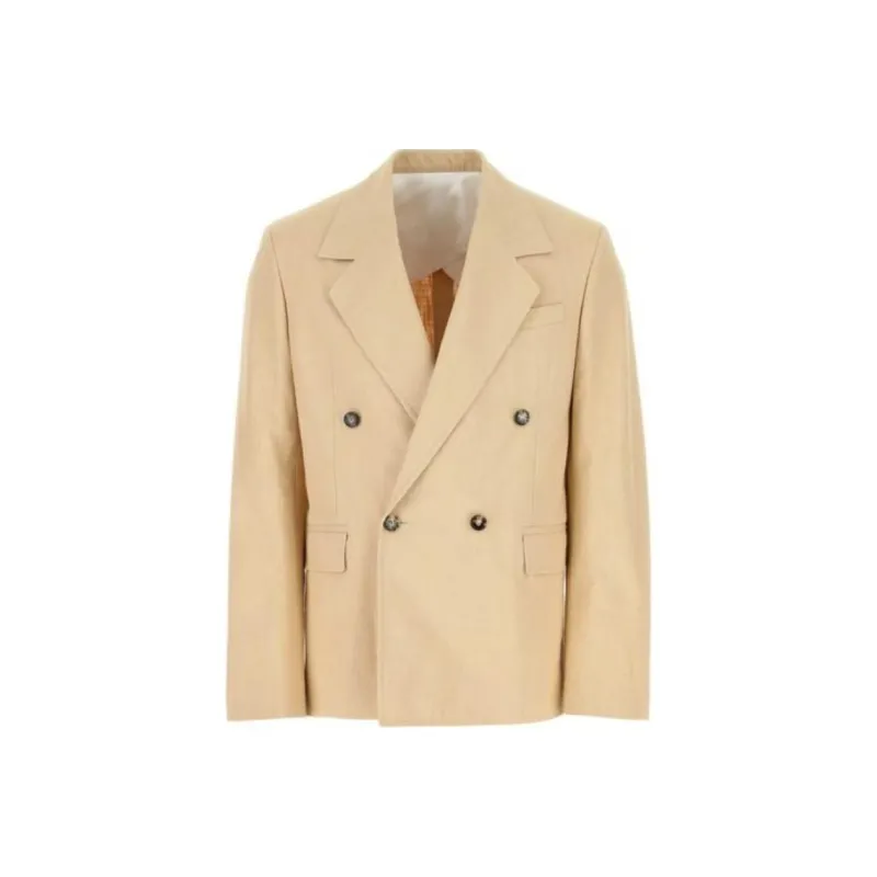 Bottega Veneta Double Breasted Textured Jacket-0