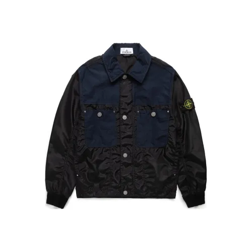 STONE ISLAND Jackets & Coats Unisex Marine Blue