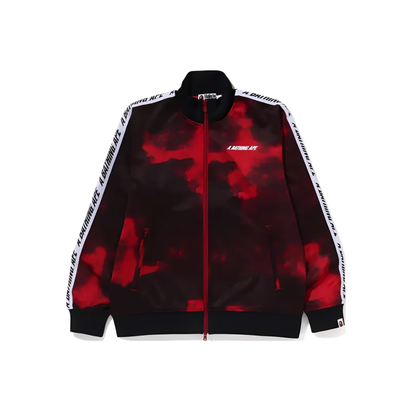 Bape A BATHING APE Tie Dye Track Jacket-4