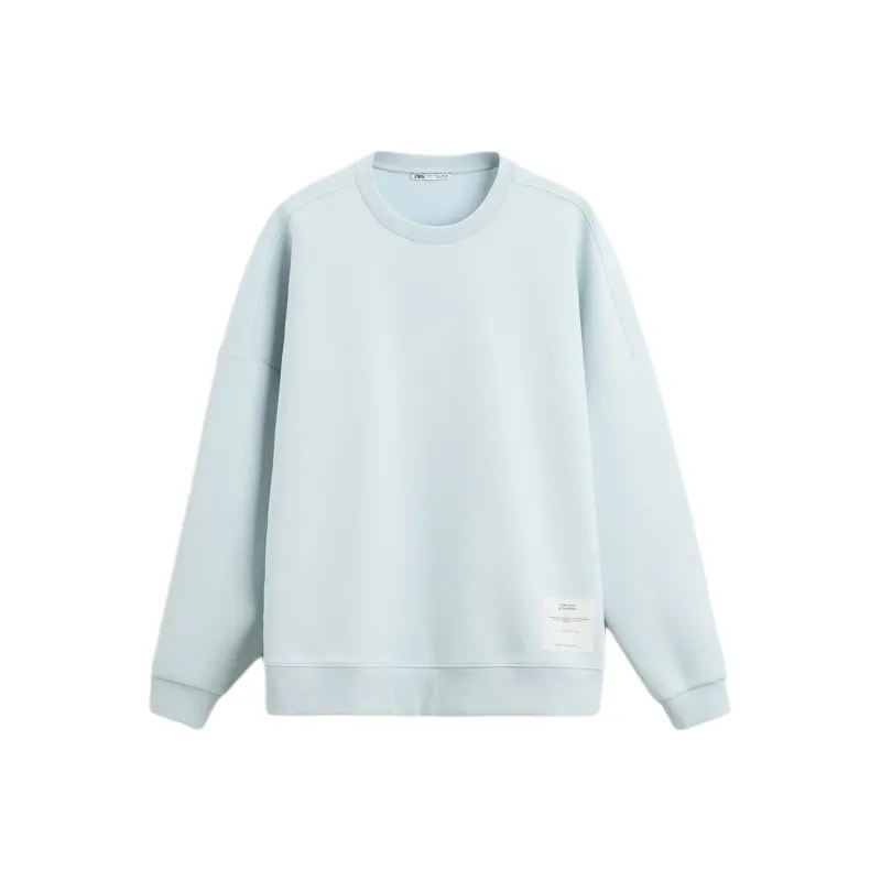 ZARA Sweatshirt Men's Light Blue-0