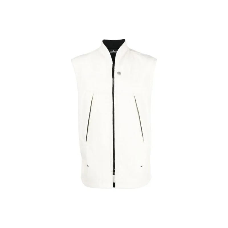 STONE ISLAND Vests Men White-0