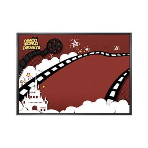 KGBOX Used For Bubbles Mart Dimoo WORLD × Disney Fridge Magnet Model Accessories