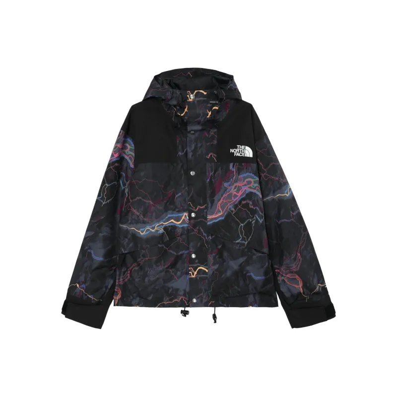 THE NORTH FACE Mountain Windbreaker Jackets Men Black-0