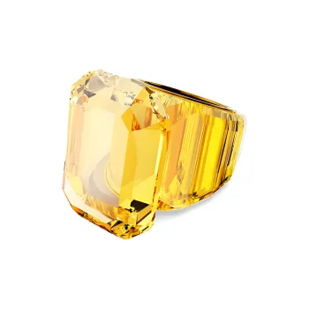 Swarovski Lucent Metal Rings Women's Yellow