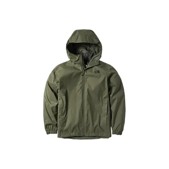 THE NORTH FACE Outdoor Hiking Waterproof And Breathable Windbreaker Jacket Unisex Green Asian Version