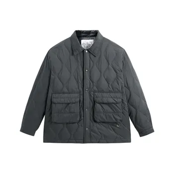 PEACEBIRD MEN x Daria Song Down Jacket Men's Gray