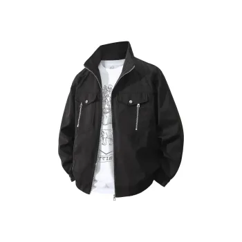 FASTFISH Jackets Coats Unisex Black