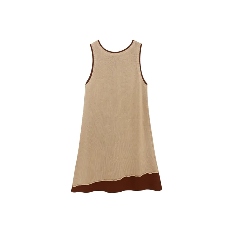 HOT HORSE Sleeveless Dress Women's Khaki-1