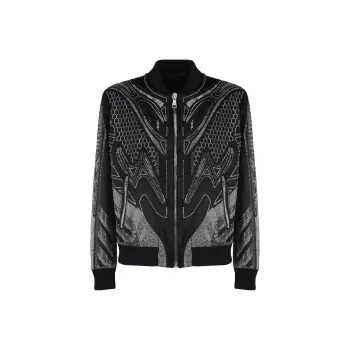 BALMAIN Studded Bomber Jacket