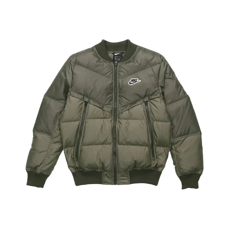Nike Down Jacket Winter Men's Yellow Green-0