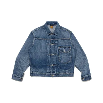 HUMAN MADE Denim Jackets Unisex Blue