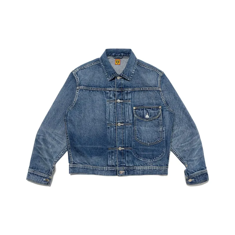 HUMAN MADE Denim Jackets Unisex Blue-0