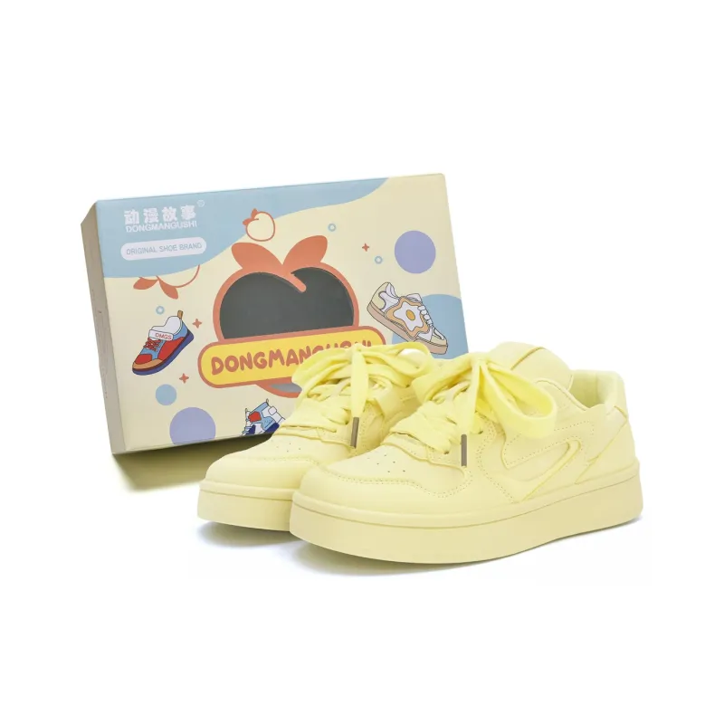 Anime Story Slip Resistant, Abrasion Resistant, Lightweight, Breathable Low Top Skateboard Shoes Women's-14
