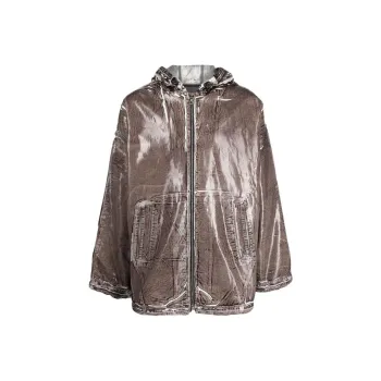 DIESEL Coated Denim Jacket